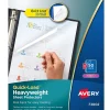 Sheet Protectors|Avery Quick Load Heavyweight Sheet Protectors, 8-1/2" x 11", Diamond Clear, Acid-Free, 50/Box (73802)
