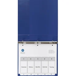 Dividers|Avery Ready Index Table of Contents Paper Dividers, 1-5 Tabs, White, 6 Sets/Pack (11821)