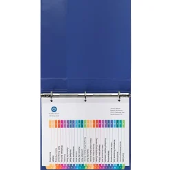 Dividers|Avery Ready Index Table of Contents Pre-Printed Paper Dividers, A-Z Tabs, Multicolor, 1 Set (11125)