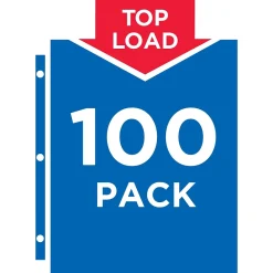 Sheet Protectors|Avery Recycled Economy Lightweight Sheet Protectors, 8-1/2