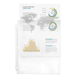 Sheet Protectors|Avery Recycled Economy Weight Sheet Protectors, 8-1/2