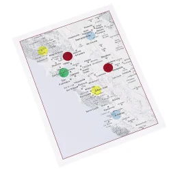 Labels|Avery See-Through Hand Written Color Coding Labels, 3/4