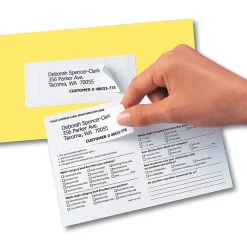 Best Avery Send & Reply Piggyback Laser/Inkjet Mailing Labels, 1-5/8