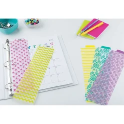 Dividers|Avery Snap-In File Folder Divider, Assorted Colors, 5 Dividers per Set (24909)