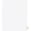 Dividers|Avery Style Pre-Printed Divider, #49-Tab, White, 25/Pack (01049)