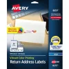 Outlet Avery Sure Feed Inkjet Return Address Labels, 3/4" x 2-1/4", 600 Labels/Pack (8257)