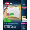 Discount Avery Sure Feed Laser Address Labels, 1 x 2 5/8", Assorted Neon Colors, 450 Labels/Pack (5979)