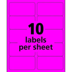 Online Avery Sure Feed Laser Shipping Labels, 2