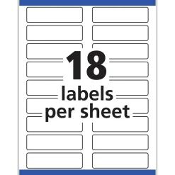 Labels|Avery Sure Feed Laser/Inkjet Extra Large File Folder Labels, 15/16