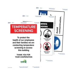 Labels|Avery Surface Safe Laser/Inkjet Label Safety Signs, 7" x 10", White, 15 Labels/Pack (61515)
