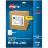 Hot Avery TrueBlock Inkjet Shipping Labels, 8-1/2" x 11", White, 25 Labels/Pack (8165)