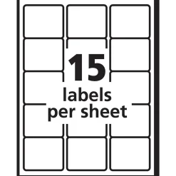 Labels|Avery TrueBlock Laser Durable ID Labels, 2