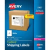 Sale Avery TrueBlock Laser Shipping Labels, 8-1/2" x 11", White, 100 Labels/Box (5165)