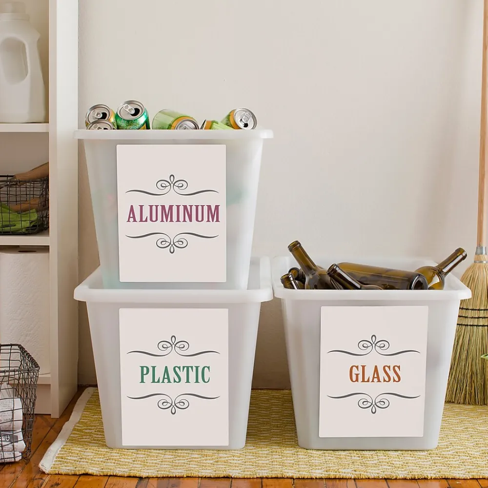 Sale Avery TrueBlock Laser Shipping Labels, 8-1/2" x 11", White, 100 Labels/Box (5165)