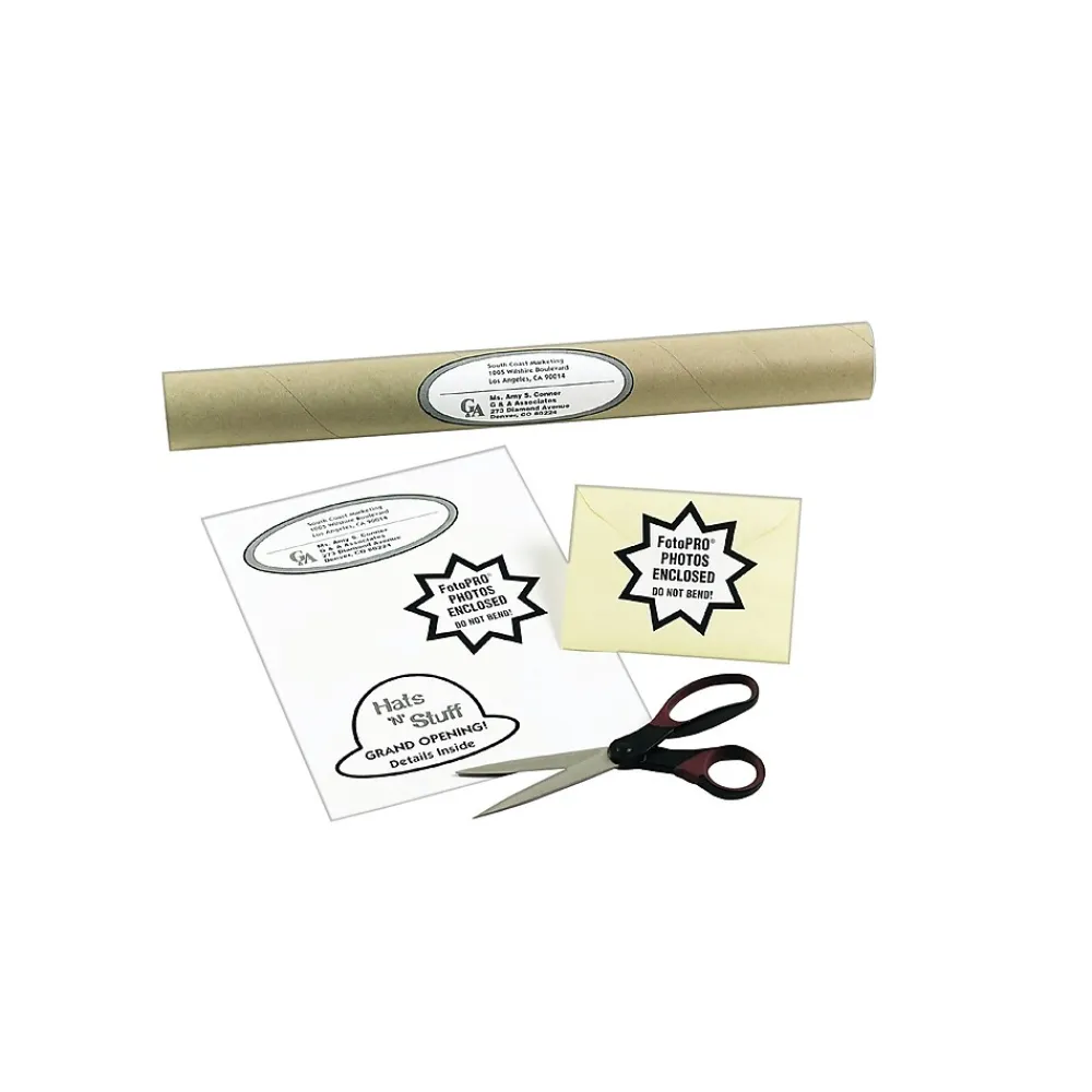 Sale Avery TrueBlock Laser Shipping Labels, 8-1/2" x 11", White, 100 Labels/Box (5165)