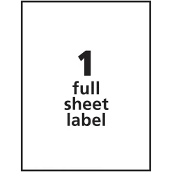 Discount Avery TrueBlock Laser Shipping Labels, 8-1/2