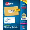 New Avery TrueBlock Laser Shipping Labels, 2" x 4", White, 2,500 Labels/Box (5963)