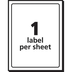 Clearance Avery TrueBlock Laser/Inkjet Shipping Labels, 4
