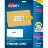 New Avery TrueBlock Shipping Labels, 2" x 4", White, 100 Labels/Pack (18163)