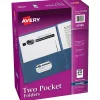 Pocket Folders|Avery Two-Pocket Folders, Dark Blue, 25/Box (47985)