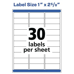 Best Avery Waterproof Laser Address Labels, 1