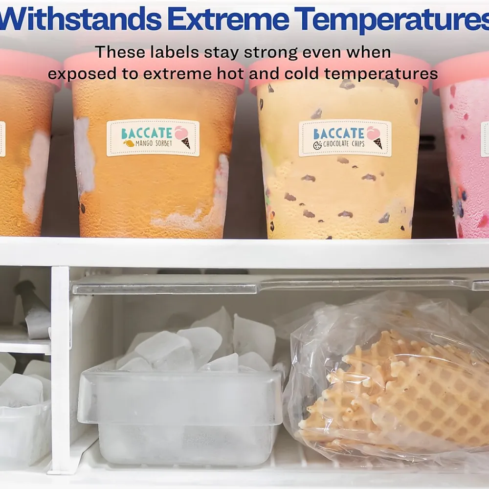 Best Avery Waterproof Laser Address Labels, 1" x 2-5/8", Matte White, 1,500 Labels/Box (5520)