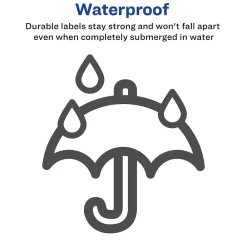 Labels|Avery Waterproof Laser Shipping Labels, 2" x 4", Matte White, 500 Labels/Box (5523)