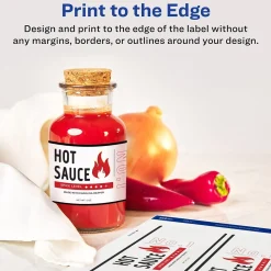 Labels|Avery Waterproof Wraparound Laser/Pigment-Inkjet Rectangle Labels, 3 1/4