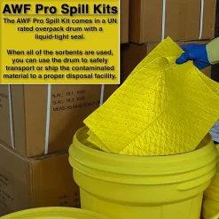 AWF Pro AWF Hazardous Spill Kit, 20 Gal, 54 pieces (KTSK 10214-RT)