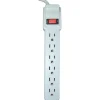 Axis ® 2' Indoor Extension Cord, 6-Outlet, White
