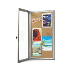 Bulletin*Azar Cork Enclosed Bulletin Board, 42.32