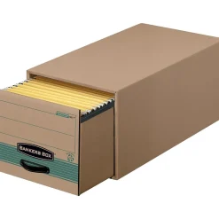 File Storage|Bankers Box® Bankers Box PREMIER File Storage Drawer, Black, 6/Carton (1231101)