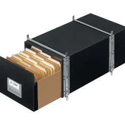 File Storage|Bankers Box® Bankers Box Staxonsteel Storage Drawer, Letter Size, Black (00511)
