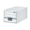File Storage|Bankers Box® Bankers Box Stor/Drawer File Storage Drawer, Letter Size, White/Blue (00721)