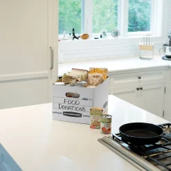 File Storage|Bankers Box® Bankers Box Stor/File 59% Recycled Corrugated File Box Lift Off Lid, Letter/Legal Size, White/Blue, 12/Carton (00703)