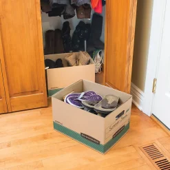 File Storage|Bankers Box® Bankers Box Stor/File Medium-Duty FastFold File Storage Boxes, Lift-Off Lid, Letter/Legal Size, Brown, 20/Pack (1277008)