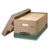 File Storage|Bankers Box® Bankers Box Stor/File Medium-Duty File Storage Boxes, Lift-Off Lid, Legal Size, Brown, 12/Carton (1270201)