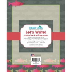 Classroom Paper*Barker Creek 8 1/2" x 11" Printer Paper, Salmon 50 per package (BC723)