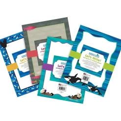 Classroom Paper*Barker Creek 8 1/2" x 11" Printer Paper, Sea & Sky 200 per set (BC3864)