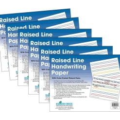 Classroom Paper*Barker Creek 8.5" x 11" Raised Line Handwriting Paper, 300 Sheets/Set (5503-06)