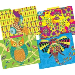 File Folders|Barker Creek Bohemian Animals File Folder, 1/3-Cut Tab, Letter Size, Assorted, 24/Set (4398)