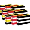 File Folders|Barker Creek Buffalo Plaid & Wide Stripes Legal-Size File Folders, Multi-Design Set, 27/Set (BC3902)