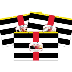 File Folders|Barker Creek Buffalo Plaid & Wide Stripes Legal-Size File Folders, Multi-Design Set, 27/Set (BC3902)