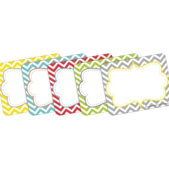 File Folders|Barker Creek Chevron Beautiful Office/Classroom Set, 109 Pieces/Set (BC6003)
