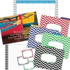 File Folders|Barker Creek Chevron Nautical Office/Classroom Set, 109 Pieces/Set (BC6004)
