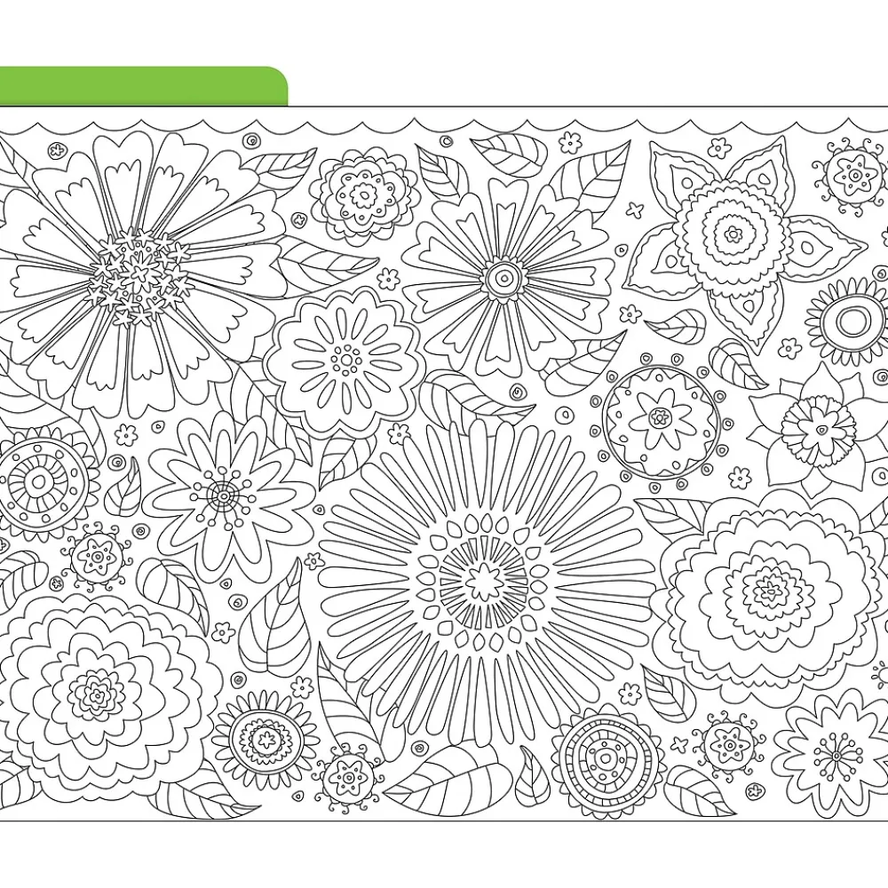 File Folders|Barker Creek Color Me! File Folder Set, 1/3-Cut Tab, Letter Size, In My Garden, 12/Pack (2008)