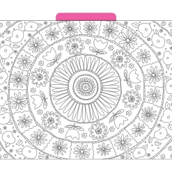 File Folders|Barker Creek Color Me! File Folder Set, 1/3-Cut Tab, Letter Size, In My Garden, 12/Pack (2008)