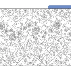 File Folders|Barker Creek Color Me! File Folder Set, 1/3-Cut Tab, Letter Size, In My Garden, 12/Pack (2008)