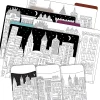 File Folders|Barker Creek Color Me! Folder & Pocket Set, 1/3-Cut Tab, Letter Size, Cityscapes, 42/Set (4414)