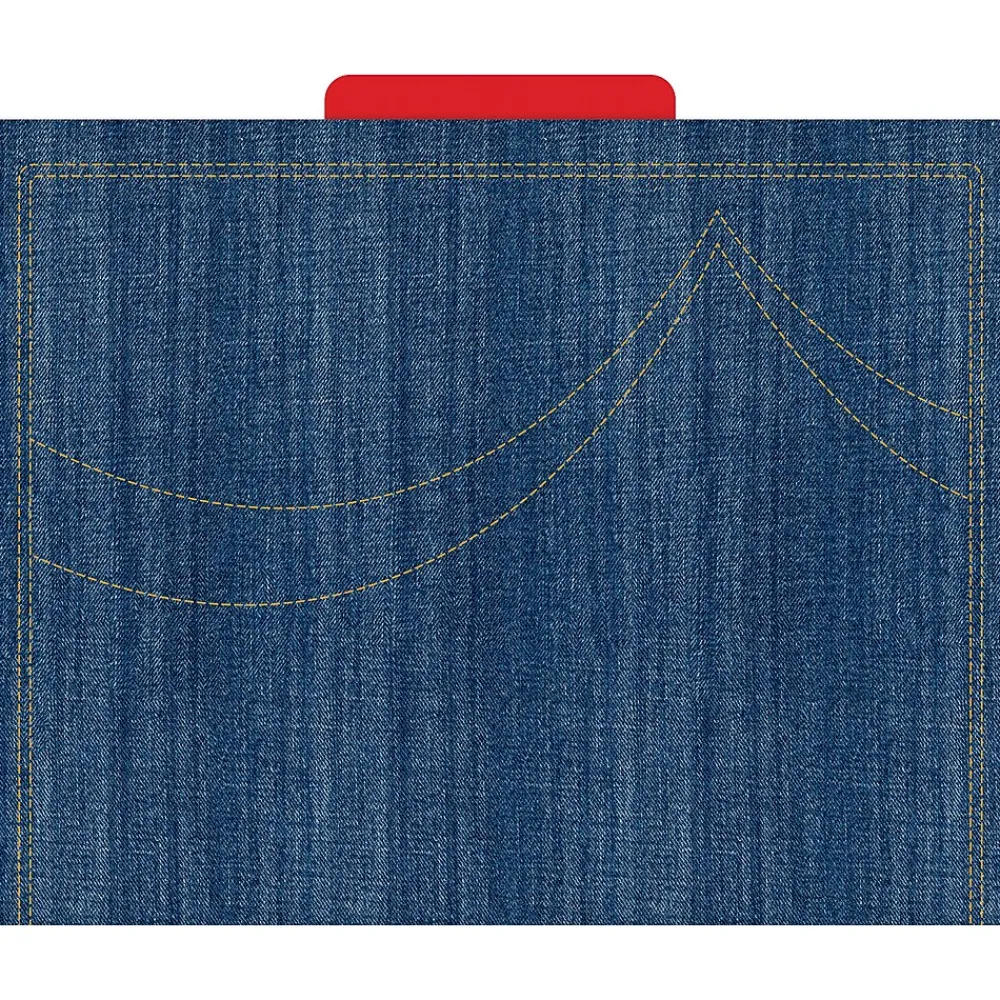 File Folders|Barker Creek Denim Letter-Size File Folders, 24/Set (BC3942)